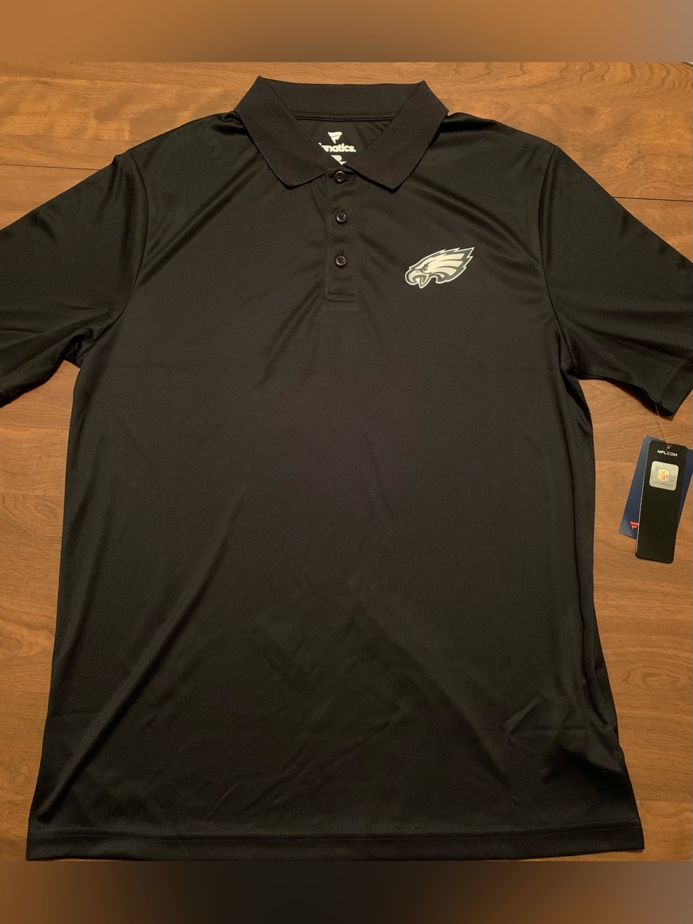 Fanatics Black Men's Philadelphia Eagles Polo with Team Logo